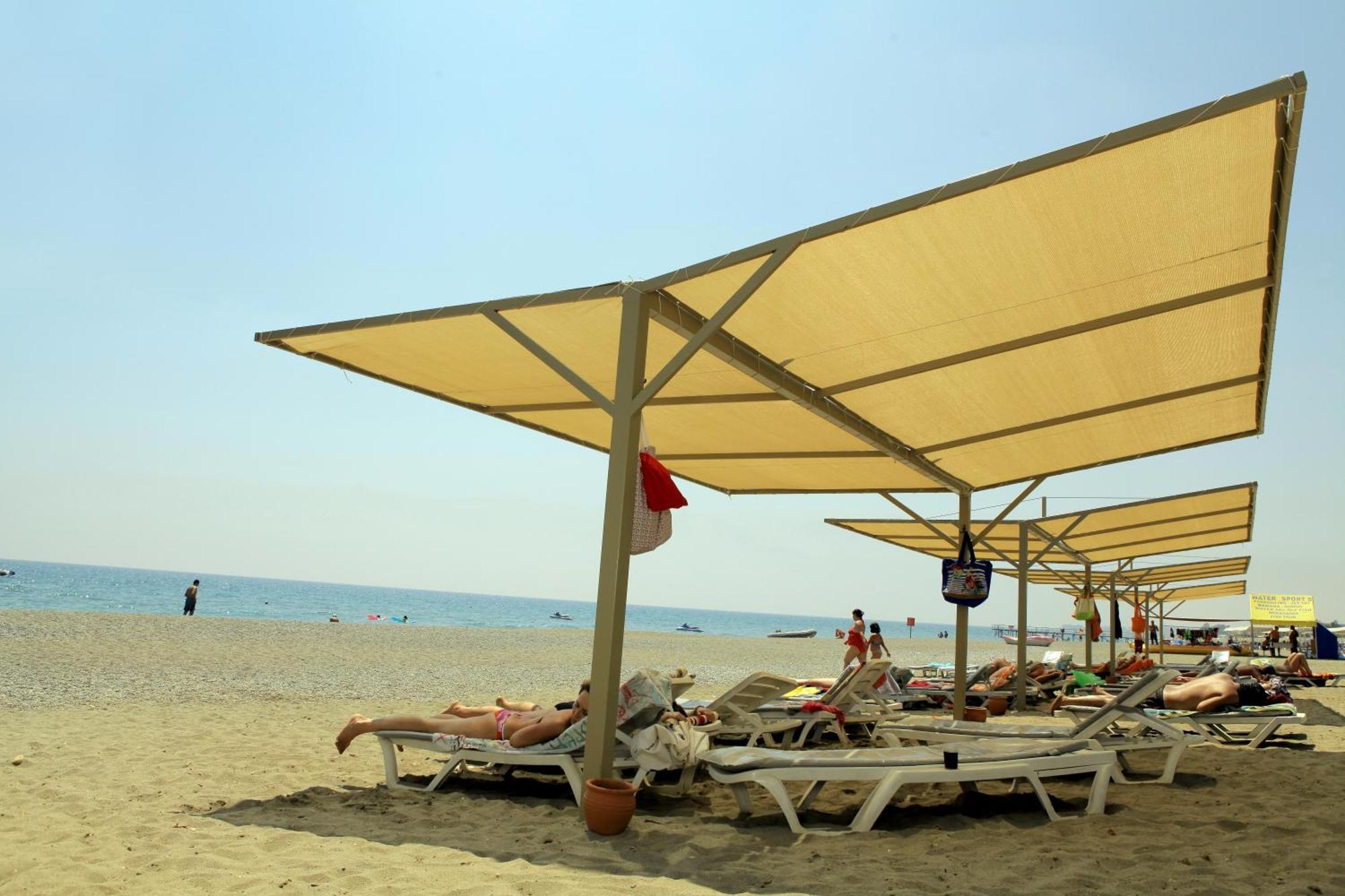 Club Turtas Beach Konaklı Esterno foto